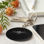 かわいい&ハッピーパッチーこうもり キーホルダー (側面)