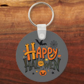 かわいい ハッピー ハロウィン キーホルダー (正面)