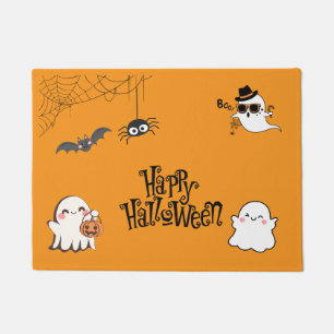かわいい&ハロウィン不気味ドアマット ドアマット
