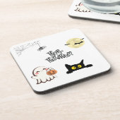 かわいい&ハロウィン不気味プラスチックコースター コースター (左側)