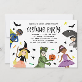 かわいい ハロウィン パーティー 招待状 現代風 お菓子をモチーフにしたデザイン