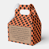 かわいい ハロウィン BOOギフト フェイバーボックス (裏面サイド)