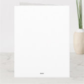 かわいい ハート ラブユーマム 母の日 フォト カード (裏面)