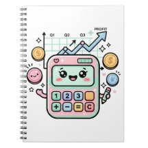 かわいい パステル 電卓 財務 学生 ステッカー