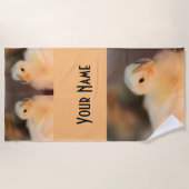 かわいい ビーチタオル (正面)