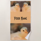 かわいい ビーチタオル (正面)