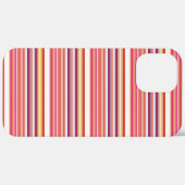 かわいい ピンク ブラウン ストライプ Case-Mate iPhoneケース (裏面 (横))