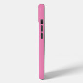 かわいい ピンク 白 猫 iPhone カスタムネーム カバー (裏面 / 左)
