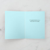 かわいい ファンシー フラワー ハッピーアニバーサリー カード (内部)