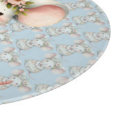 かわいい フラワー マウス ドレス 花冠 カッティングボード (角)