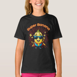 かわいい フルーツヒーロー: スーパーバナナアドベンチャー Tシャツ