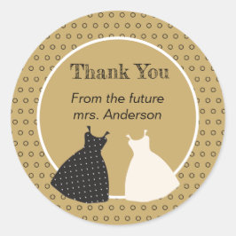 かわいい ブライダルシャワー イラスト ステッカー