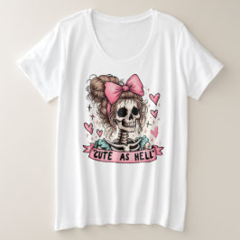 かわいい プラスサイズTシャツ