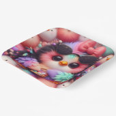 かわいい ペーパープレート (傾斜あり)