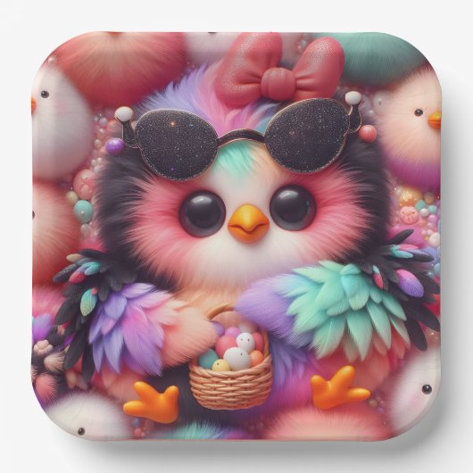 かわいい ペーパープレート (正面)