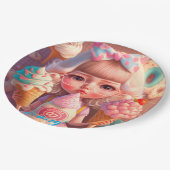 かわいい ペーパープレート (アングル)