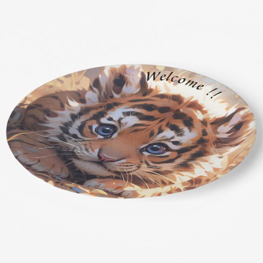 かわいい ペーパープレート (アングル)