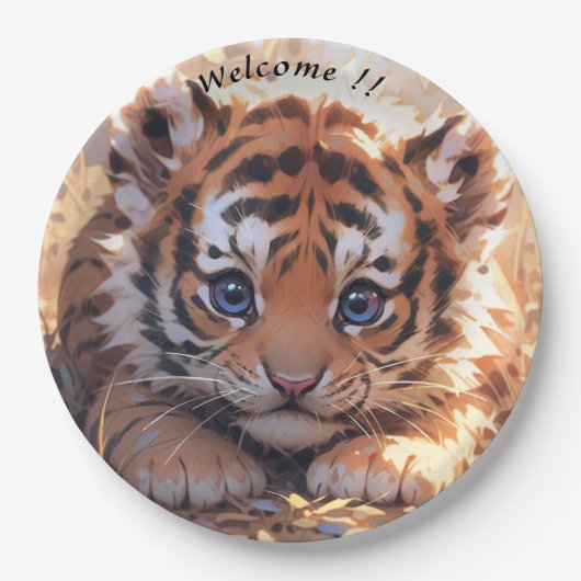 かわいい ペーパープレート (正面)