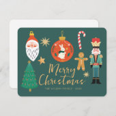 かわいい ホリデー クリスマス シーズンのもの (正面/裏面)