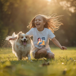 かわいい「ポジティブなエネルギー」チーム オーダーメイドTシャツ Tシャツ