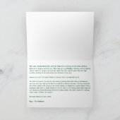 かわいい ポジティブ ドッグ キャット 4 枚の写真 ミニマル モダン シーズンカード (内部)