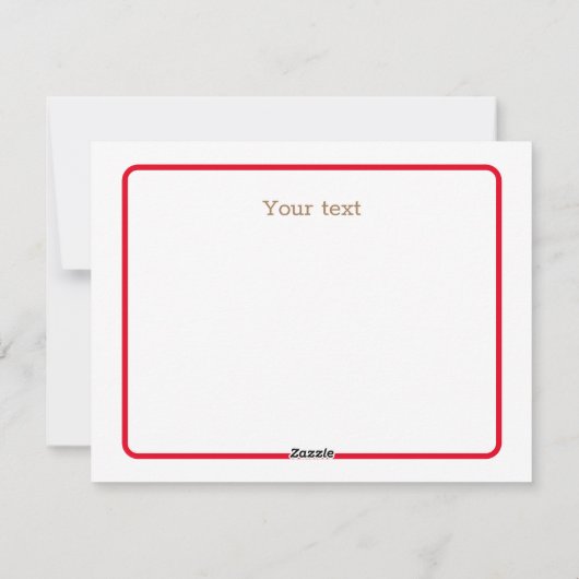 かわいい ミーアキャット 赤 フラットクリスマス シーズンカード (裏面)