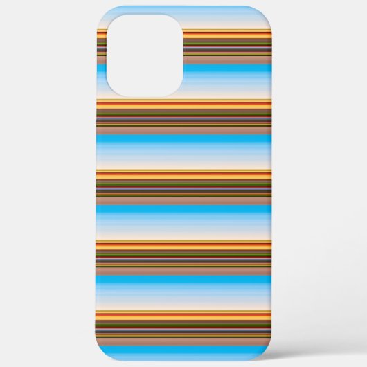 かわいい モダン カラフル ストライプ Case-Mate iPhoneケース (裏面)