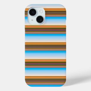かわいい モダン カラフル ストライプ iPhone 15ケース