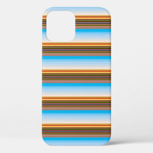 かわいい モダン カラフル ストライプ iPhone 12 PROケース