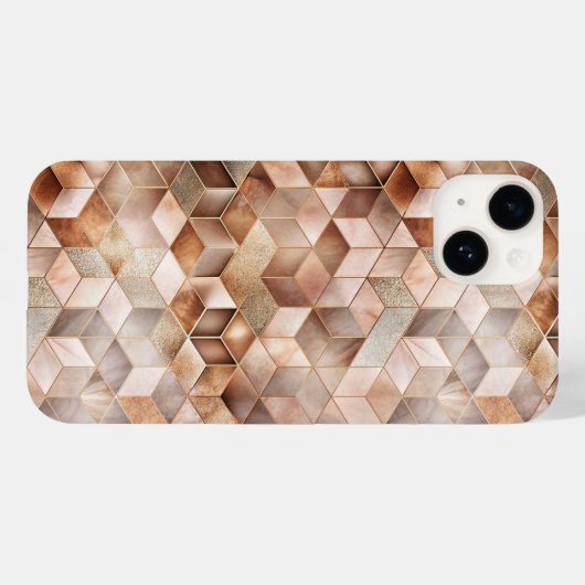 かわいい モダン スマホ Case-Mate iPhoneケース (裏面 (横))