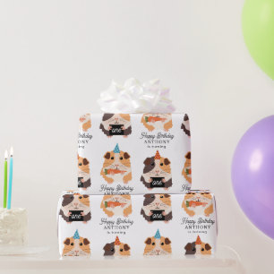 かわいい モルモット 名前 誕生日 歳 ラッピングペーパー