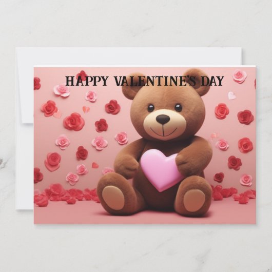 かわいい＆ユーモアたっぷりのバレンタインデー キッズ向け #17 シーズンカード (正面)