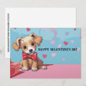 かわいい＆ユーモアたっぷりのバレンタインデー キッズ向け #22 シーズンカード (正面/裏面)