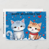 かわいい&ユーモアたっぷりのバレンタインデー キッズ向け #29 シーズンカード (正面/裏面)