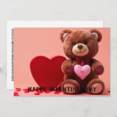 かわいい&ユーモアたっぷりのバレンタインデー キッズ向け #33 シーズンカード (正面/裏面)