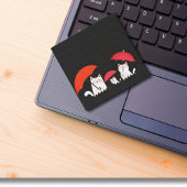 かわいい ユーモアのある猫のポストイット ノート ミニマルな子猫のアート ポストイット