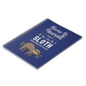 かわいい ユーモアのスローギフトアイデア リラックス 動物 キッズ ノートブック (左側)