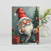 かわいい ユーモア ファンタジー 変わった ノーフォト シーズンカード (スタンド正面)