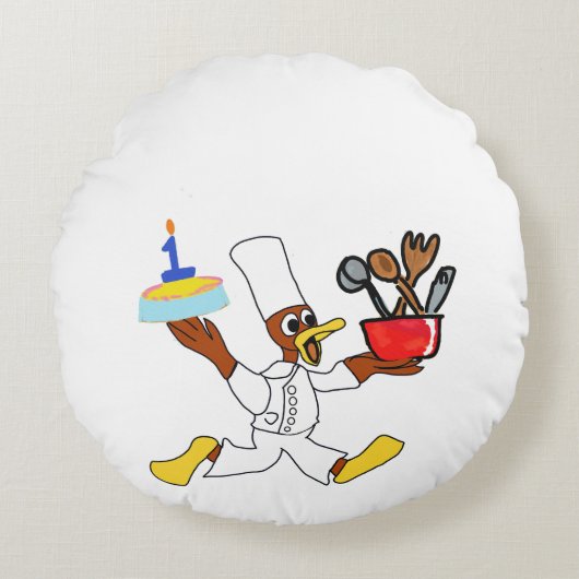 かわいい ラウンドクッション (正面)