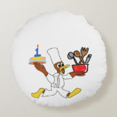 かわいい ラウンドクッション (裏面)