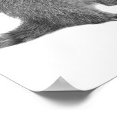 かわいい ラクーンのバブルガム 幼児 子供 ポスター (角)