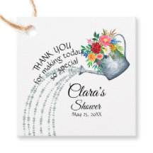 かわいい ラスティック じょうろ フラワーの感謝シャワー