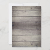 かわいい ラスティック じょうろ フラワーブライダルシャワー 招待状 (裏面)