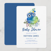 かわいい リトルガイ Save the Planet 招待状 (正面/裏面)