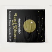 かわいい レトロ ラスト ディスコ 花嫁 友達とパーティ タペストリー (正面(横))