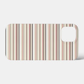かわいい レトロ 白 赤 ストライプ Case-Mate iPhoneケース (裏面 (横))