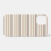 かわいい レトロ 白 赤 ストライプ Case-Mate iPhoneケース (裏面 (横))