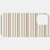 かわいい レトロ 白 赤 ストライプ Case-Mate iPhoneケース (裏面 (横))