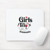 かわいい ワイン 女子旅 ルーマニア 旅行 休暇 マウスパッド (マウス)