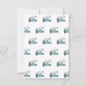 かわいい ワン ハッピー キャンパー ツリー キャンピング 1歳の誕生日 サンキューカード (裏面)